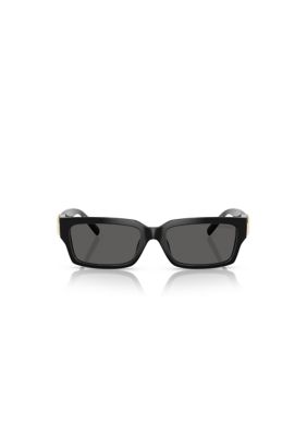 Tiffany & Co Men's TF4226U Rectangle 56mm Sunglasses, Grey