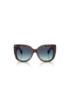 Tiffany & Co Women's TF4229 Square 55mm Sunglasses, Blue