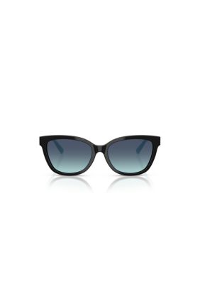 Tiffany & Co Women's TF4237BF Cat eye 55mm Sunglasses, Blue