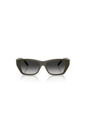 Tiffany & Co Men's TF4255U Rectangle 56mm Sunglasses