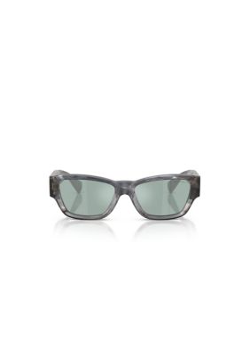 Tiffany & Co Women's TF4265U Rectangle 54mm Sunglasses, Black