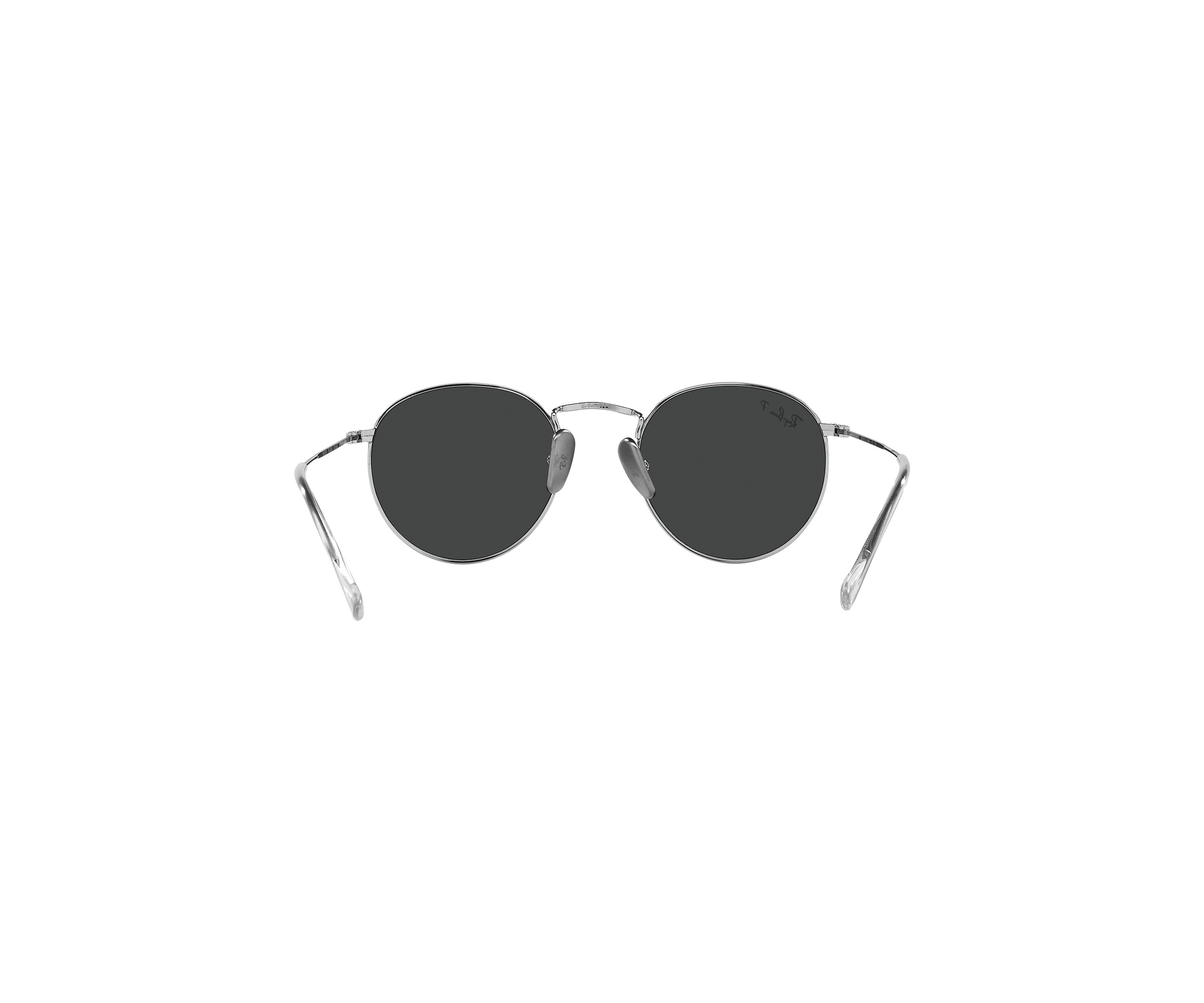 RB8247 Round Titanium Polarized Sunglasses