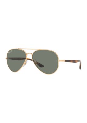 Ray-Ban Rb3675 Polarized Sunglasses, Green, Medium