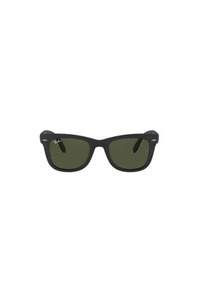 Ray-Ban Men's RB4105 Folding Wayfarer Square 54mm Sunglasses