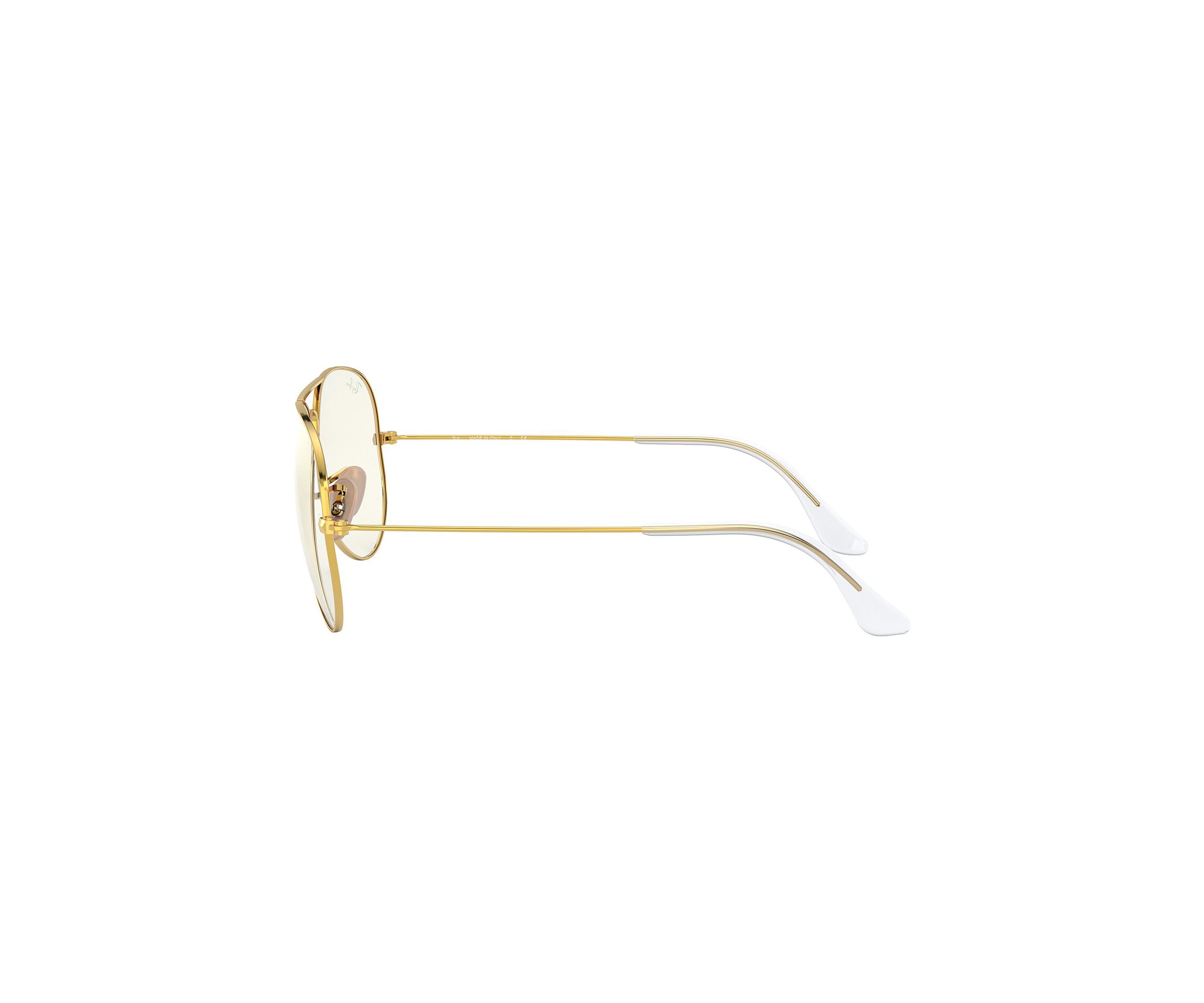 RB3025 Aviator Clear Evolve Sunglasses
