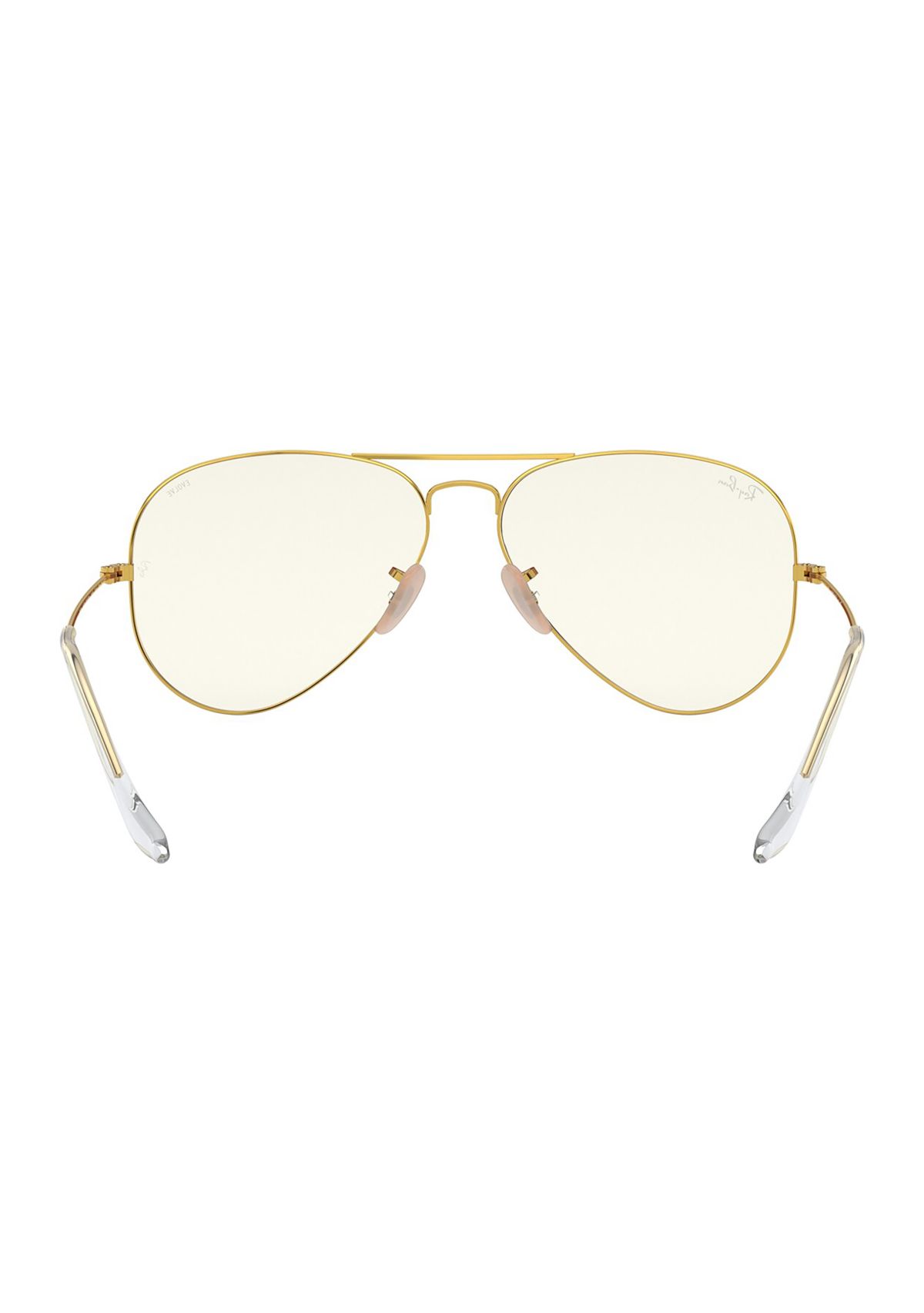 RB3025 Aviator Clear Evolve Sunglasses