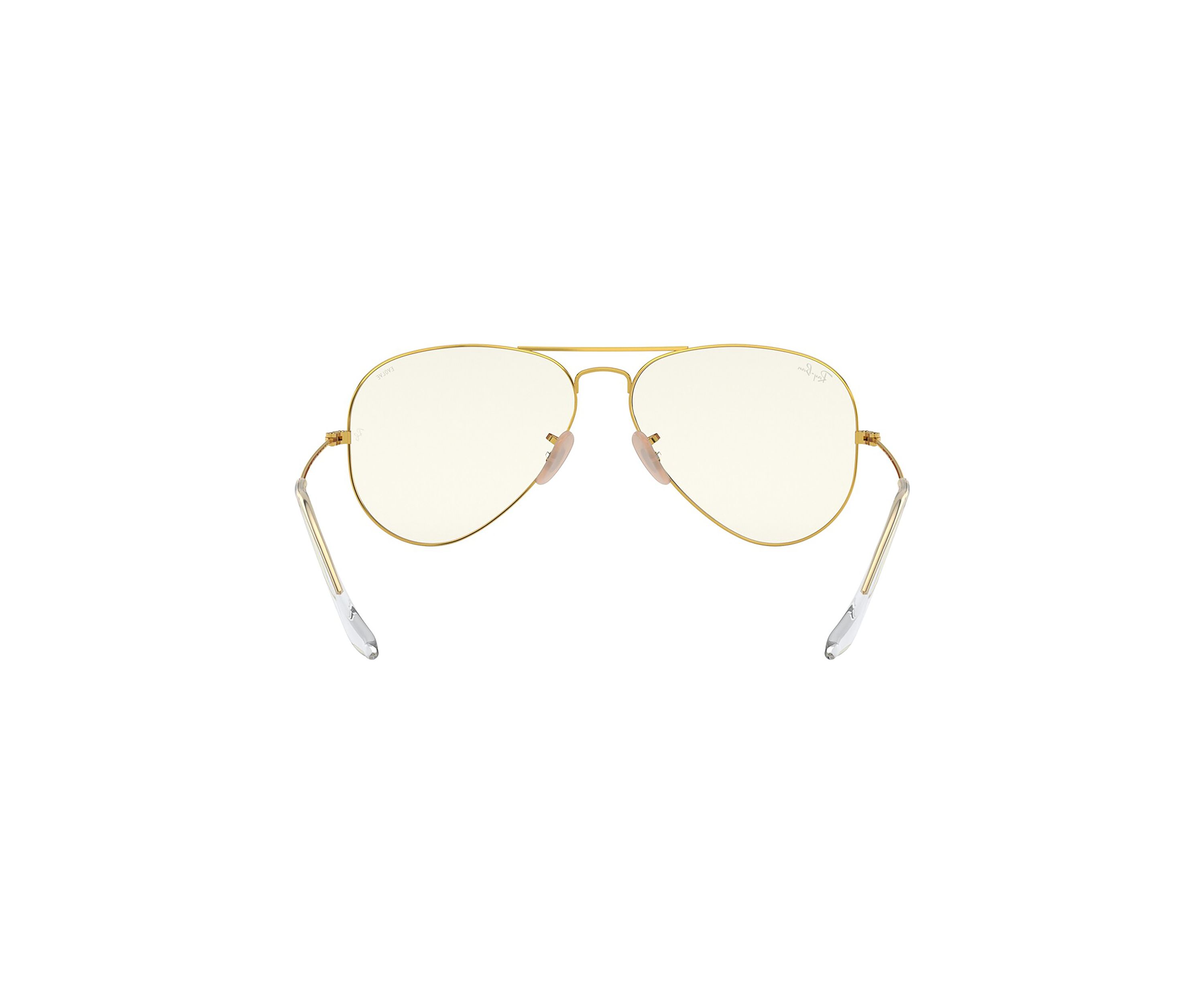 RB3025 Aviator Clear Evolve Sunglasses