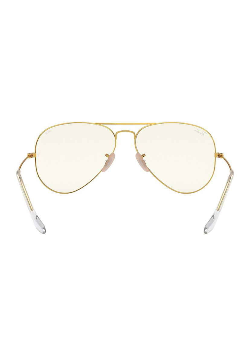 RB3025 Aviator Clear Evolve Sunglasses