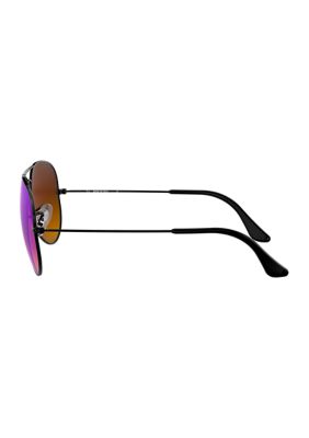 RB3025 Aviator Flash Lenses Gradient Sunglasses