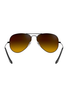 RB3025 Aviator Flash Lenses Gradient Sunglasses