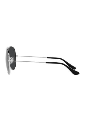 Ray-Ban® RB3025 AVIATOR TOTAL BLACK Polarized Sunglasses | belk