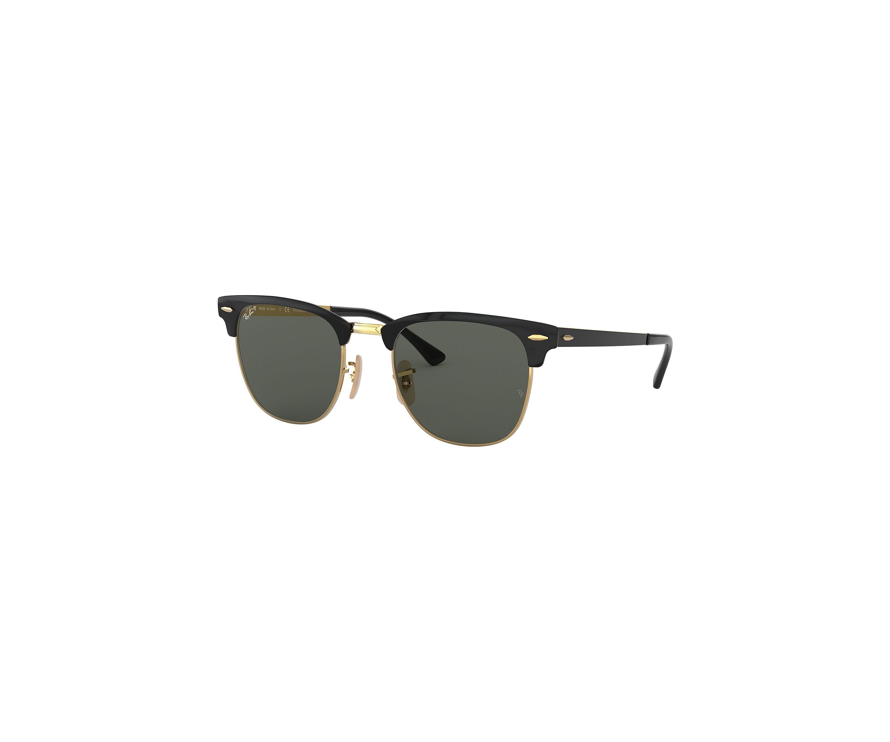 RB3716 Clubmaster Metal Polarized Sunglasses