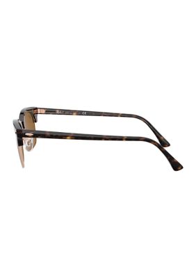 RB3916 Clubmaster Square Legend Gold Sunglasses