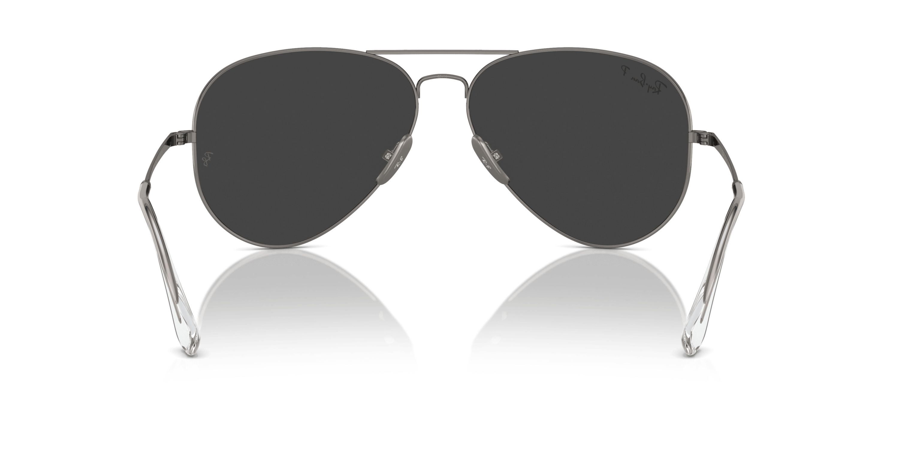 RB8089 Aviator Titanium Polarized Sunglasses