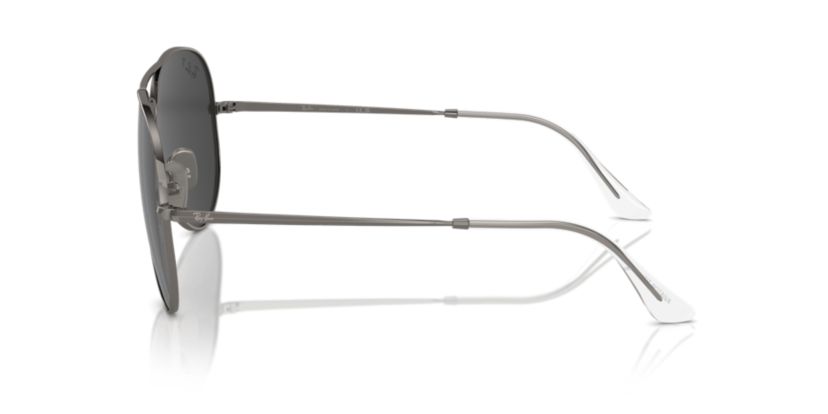 RB8089 Aviator Titanium Polarized Sunglasses