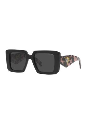 Prada Women's PR 23YS Sunglasses, Grey, Medium