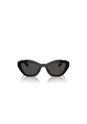 Prada Women's PRA02SF Butterfly frame 55mm Sunglasses, Grey