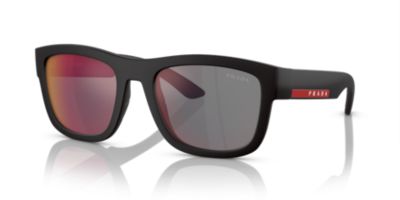 Prada Linea Rossa Men's PS 01ZS Sunglasses, Black -  8056597967402