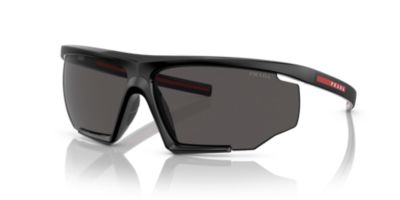 Prada Linea Rossa Men's PS 07YS Sunglasses, Black -  8056597884266