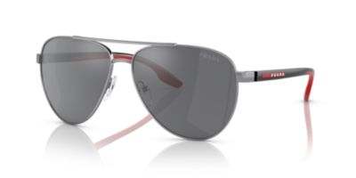 Prada Linea Rossa Men's PS 52YS Sunglasses, Black -  8056597766586