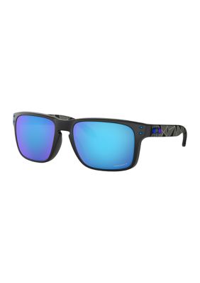 Oakley Men's OO9102 Holbrookâ¢ Woodgrain Collection Polarized Sunglasses, Black, Medium