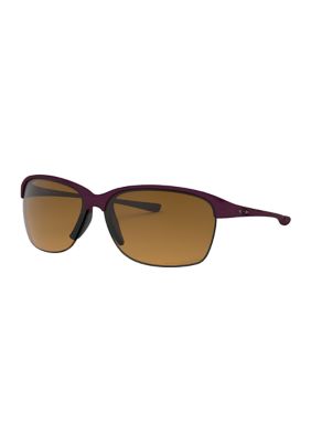 Oakley Women's OO9191 Unstoppable Polarized Sunglasses, Raspberry