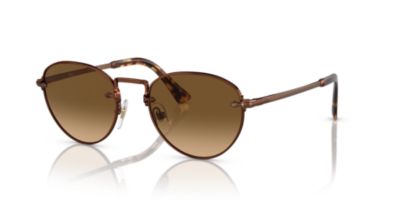 Persol PO2491S Polarized Sunglasses, Brown, Medium