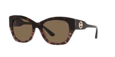 Michael Kors Women's Mk2119 Palermo Sunglasses, Brown, Large -  0725125369275