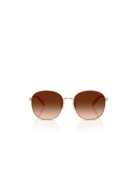 COACH Women's HC7189 Cdp39 Round 55mm Sunglasses