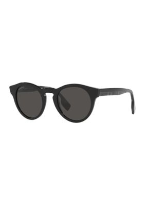Burberry Men's Be4359 Reid Sunglasses, Grey, Medium