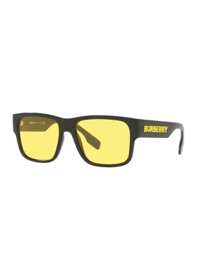 Burberry Men's Be4358 Knight Sunglasses, Large