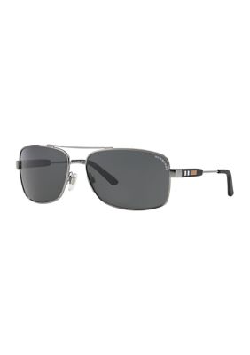 Burberry Men's Be3074 Sunglasses, Medium