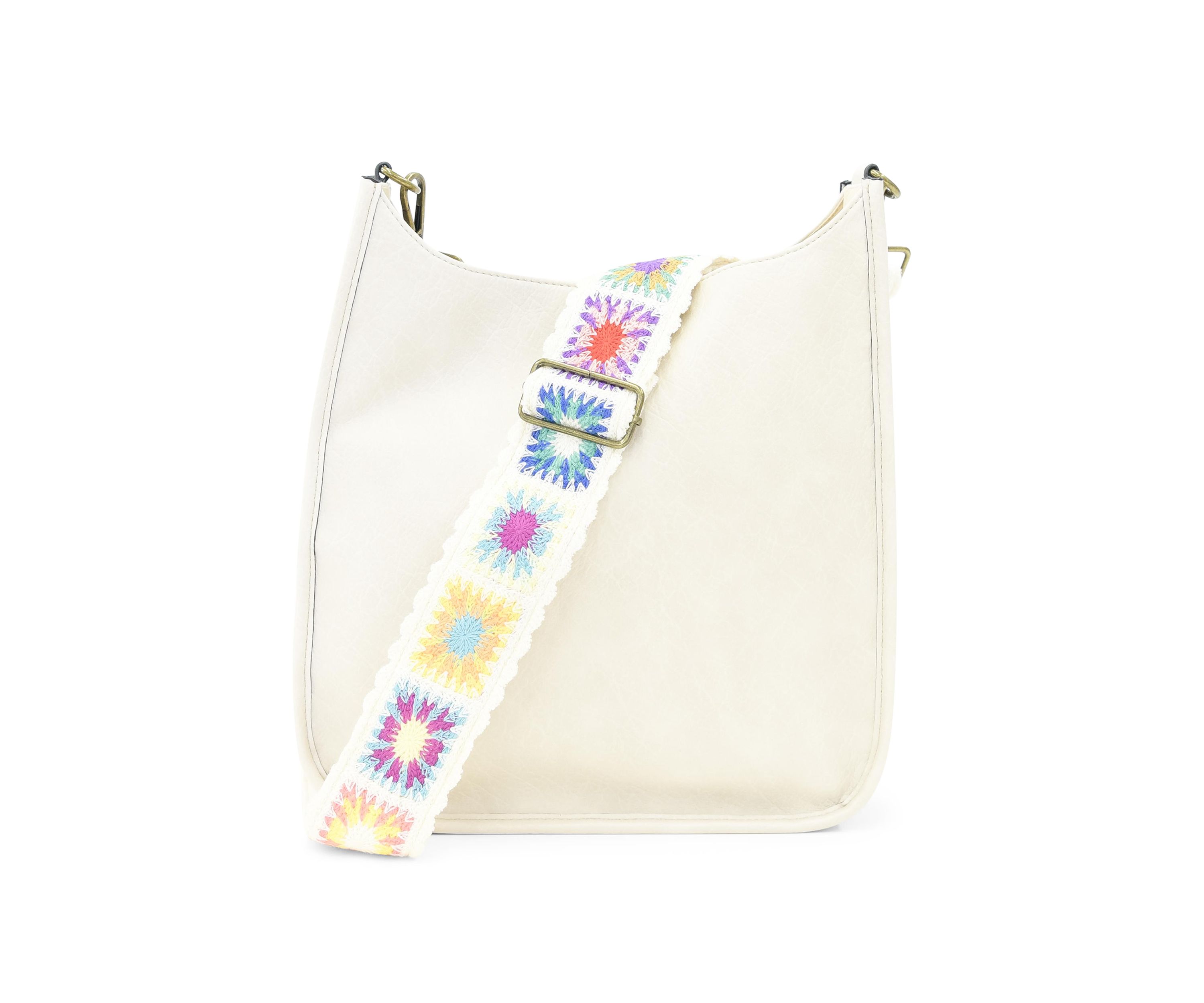 Hobo Bag with Crochet Strap