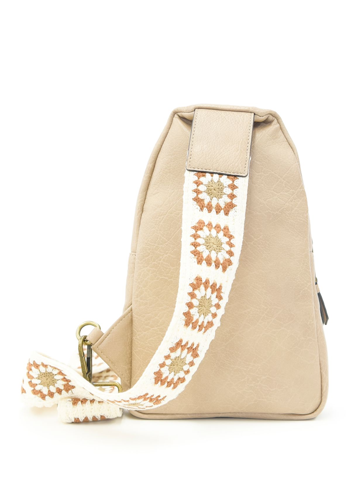 Sling Crossbody with Crochet Strap