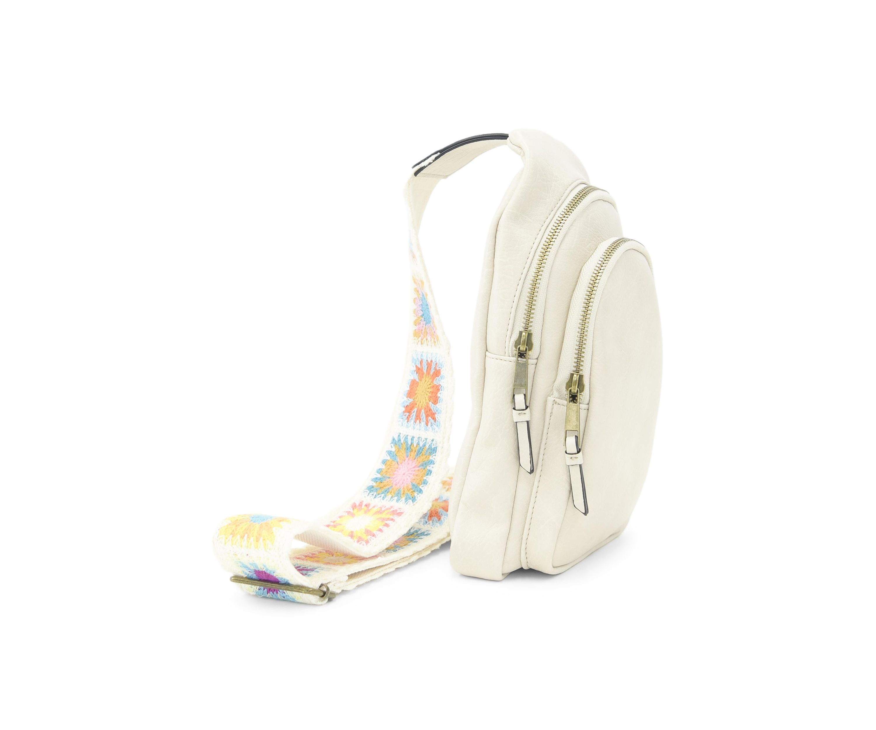 Sling Crossbody with Crochet Strap