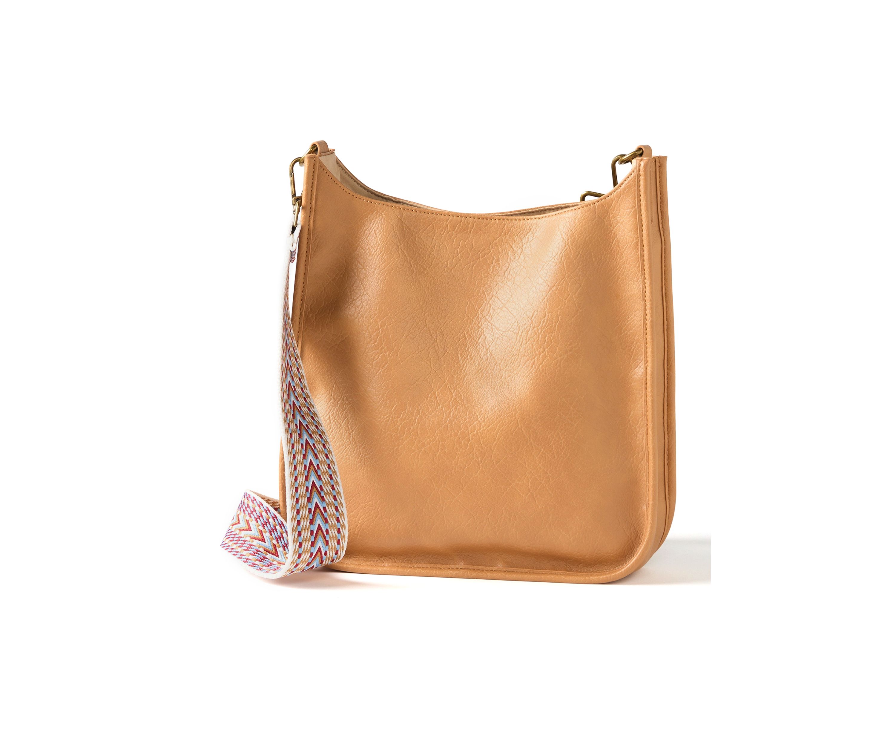 Hobo Bag with Crochet Strap