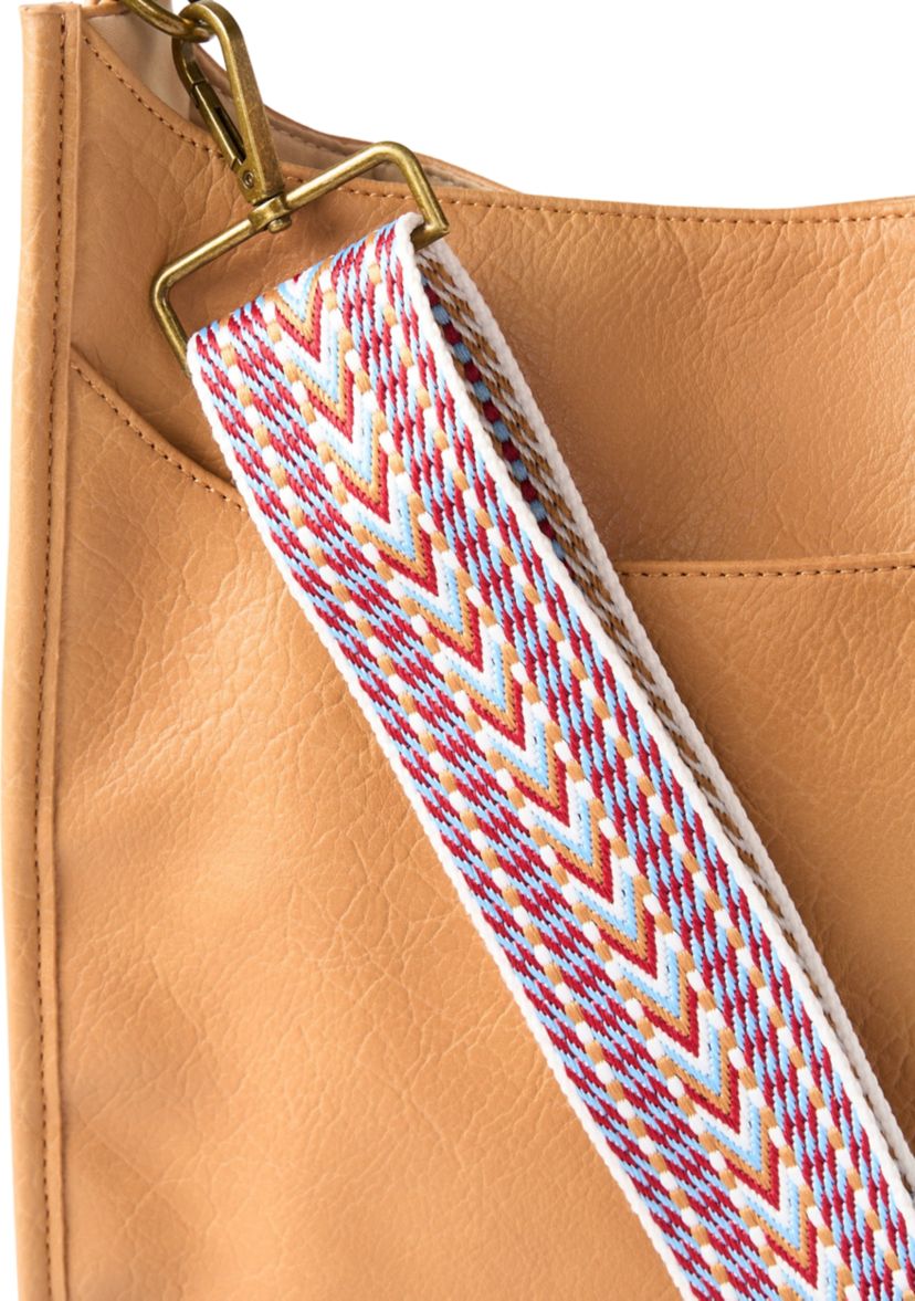 Hobo Bag with Crochet Strap
