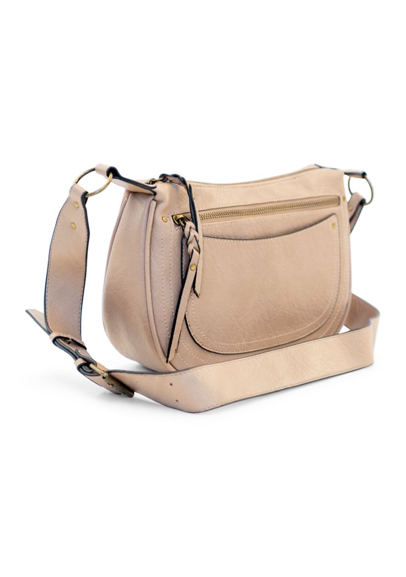 Soft Half Moon Crossbody Bag