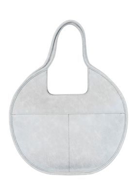 Patchwork Circle Tote Bag