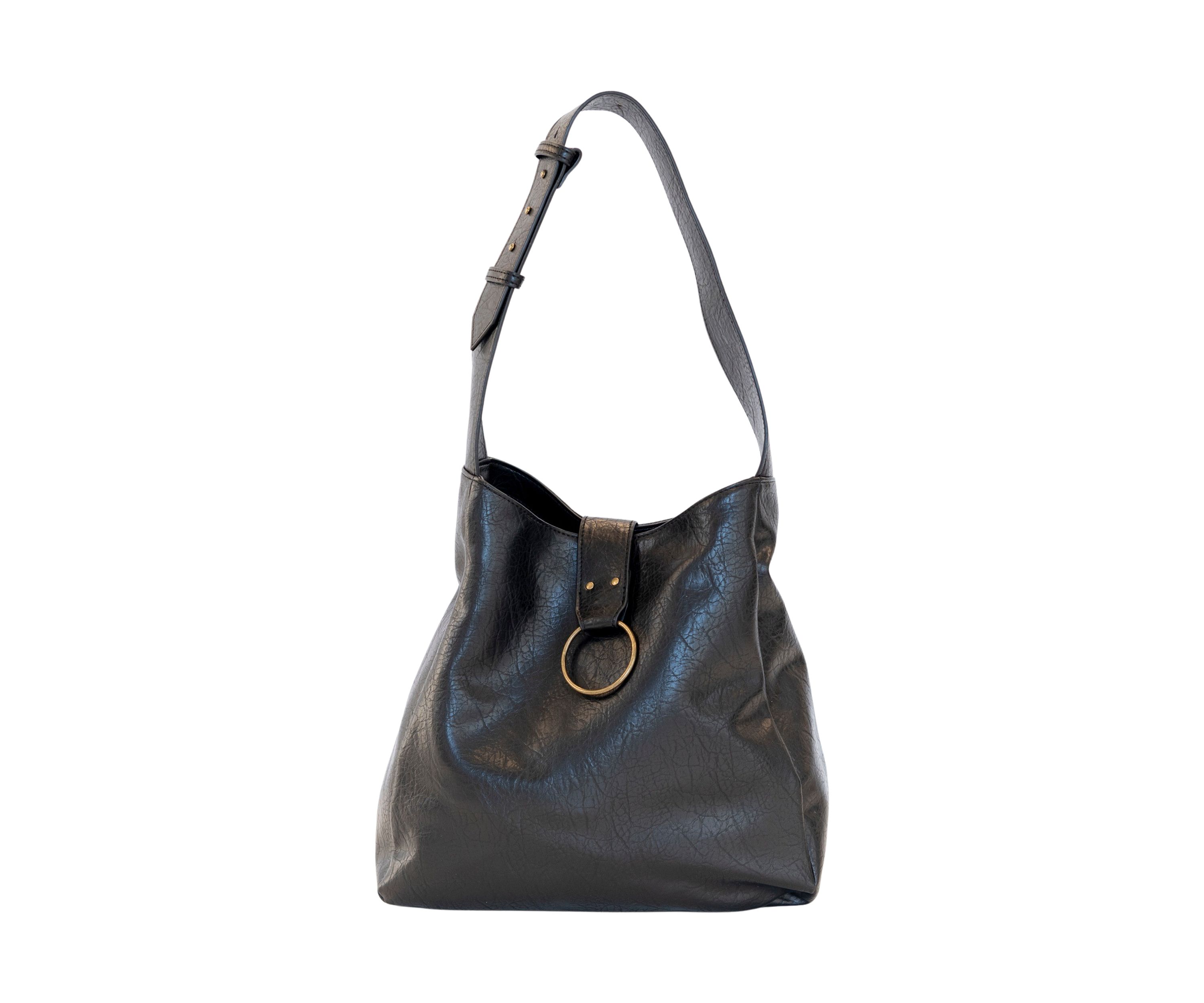 Hobo Bag with O-Ring Accent