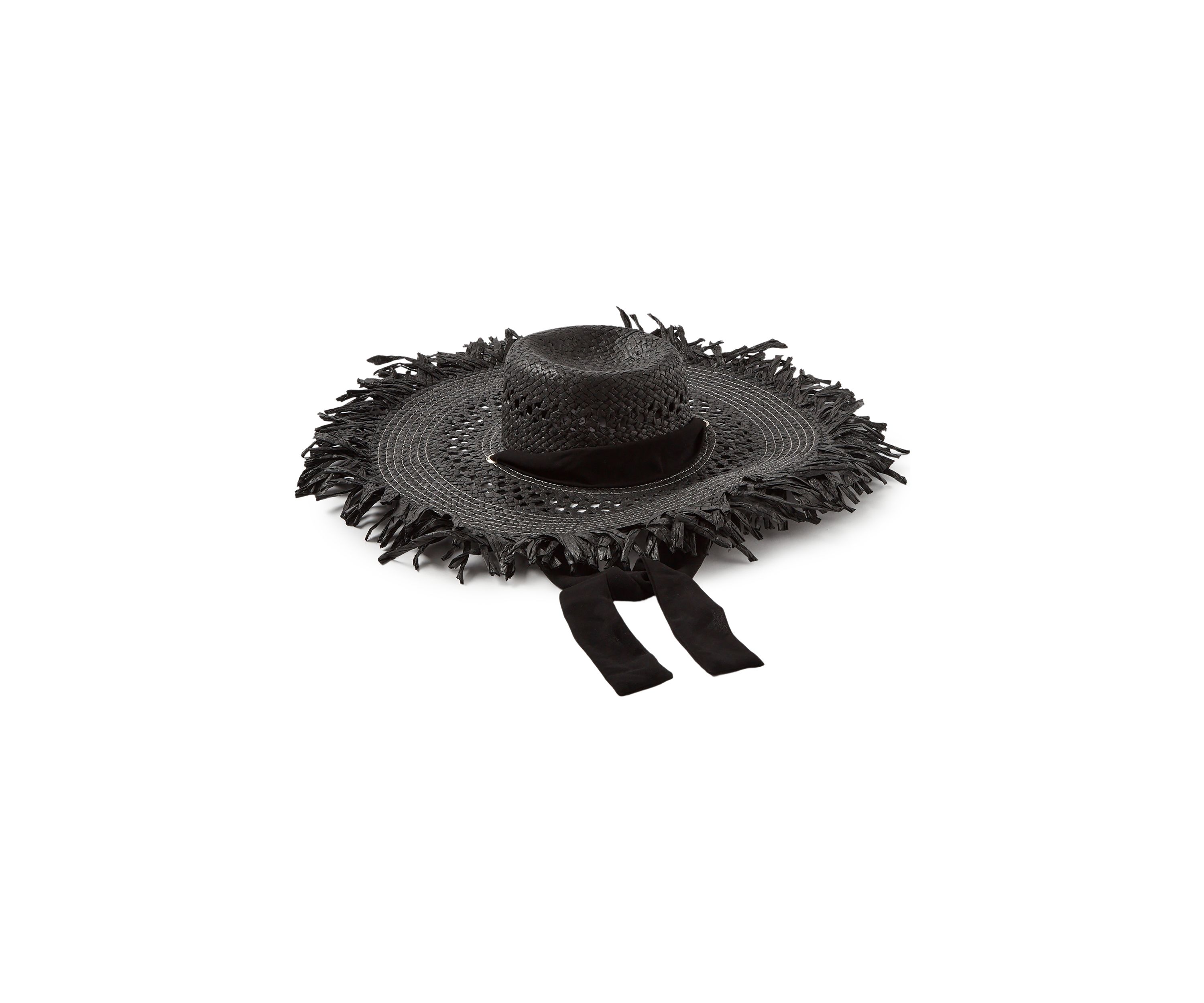 Frayed Oversized Floppy Hat