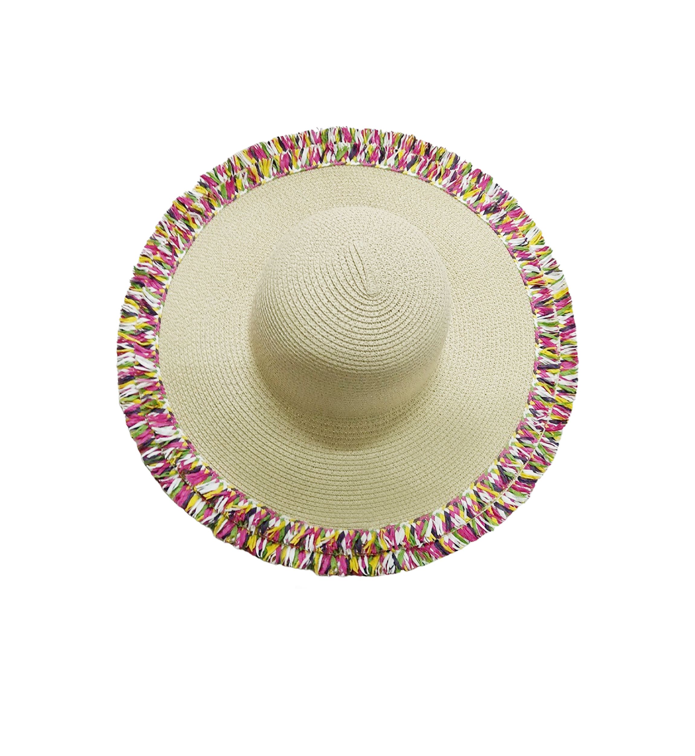 Multi Fringe Floppy Hat 