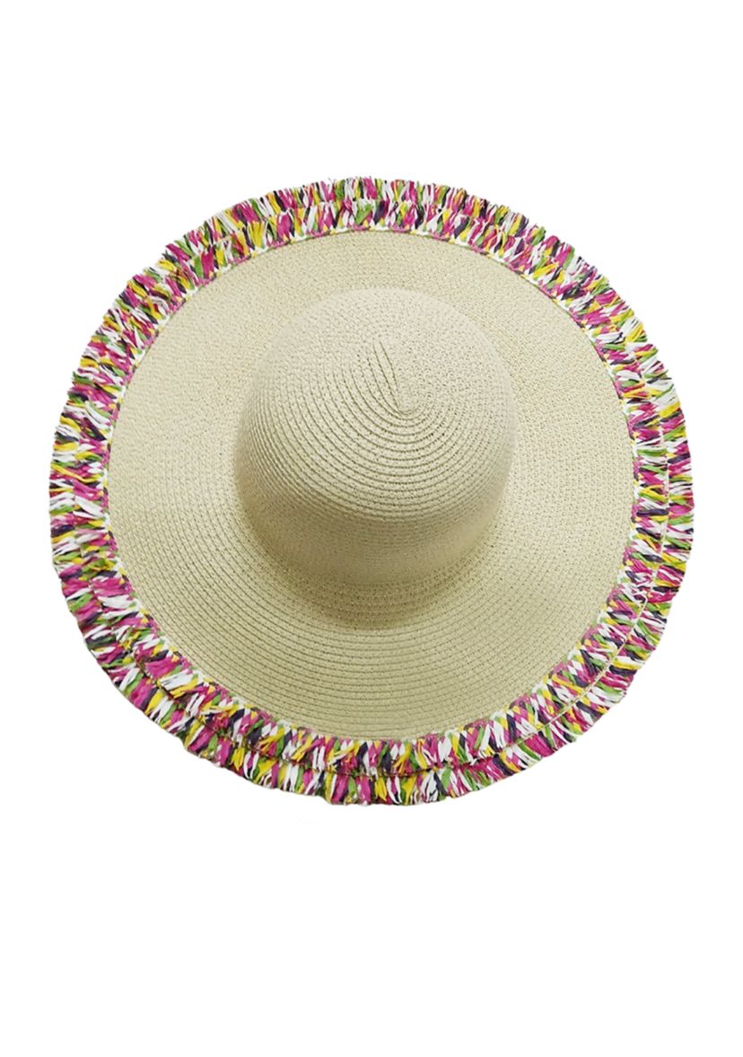 Multi Fringe Floppy Hat 