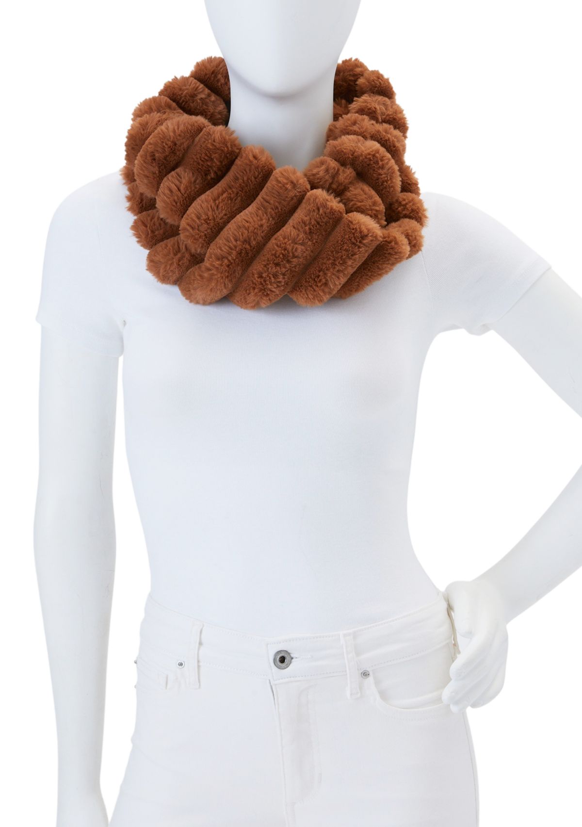 Fur Pull-Through Scarf