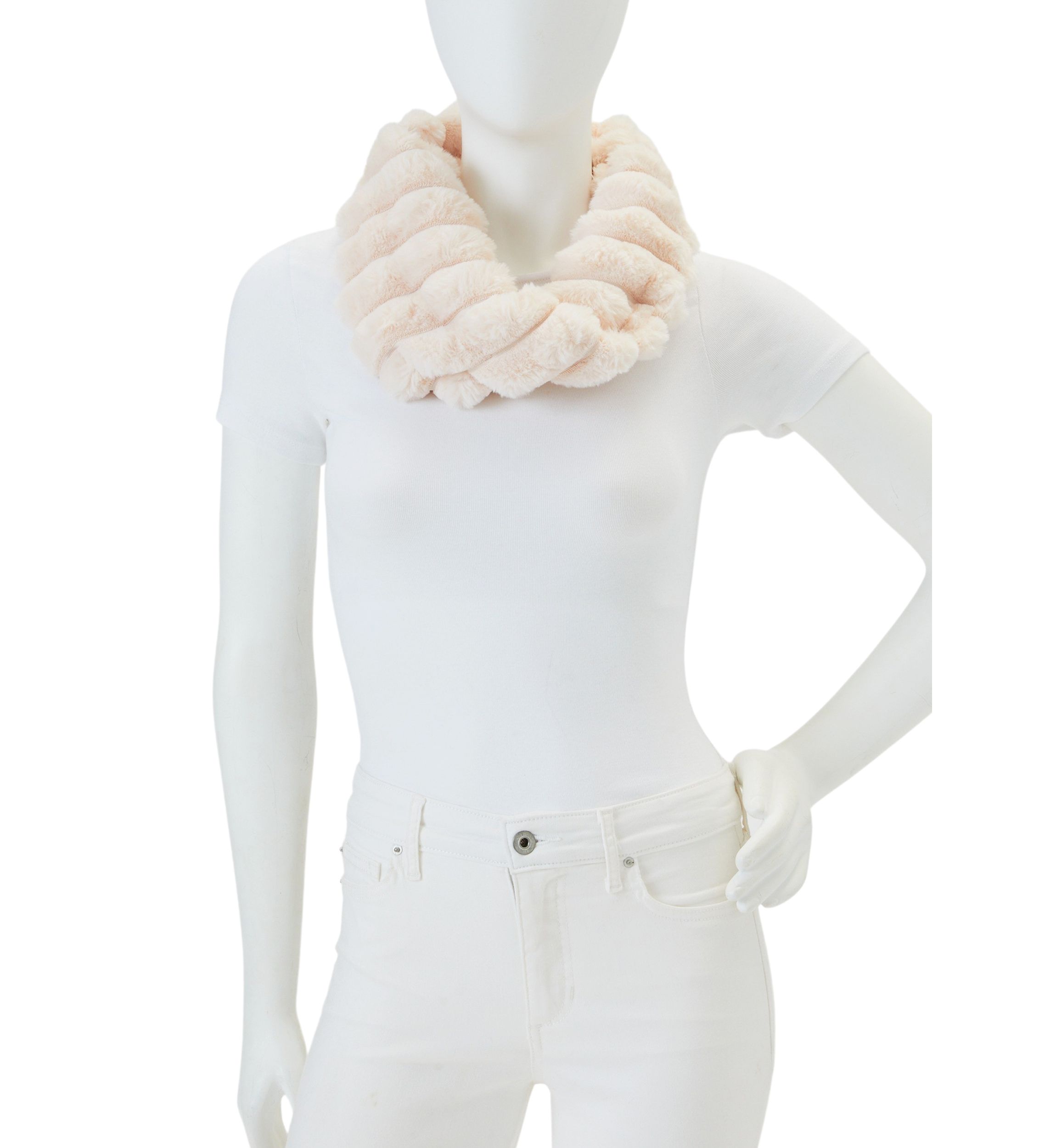 Fur Pull Thru Scarf