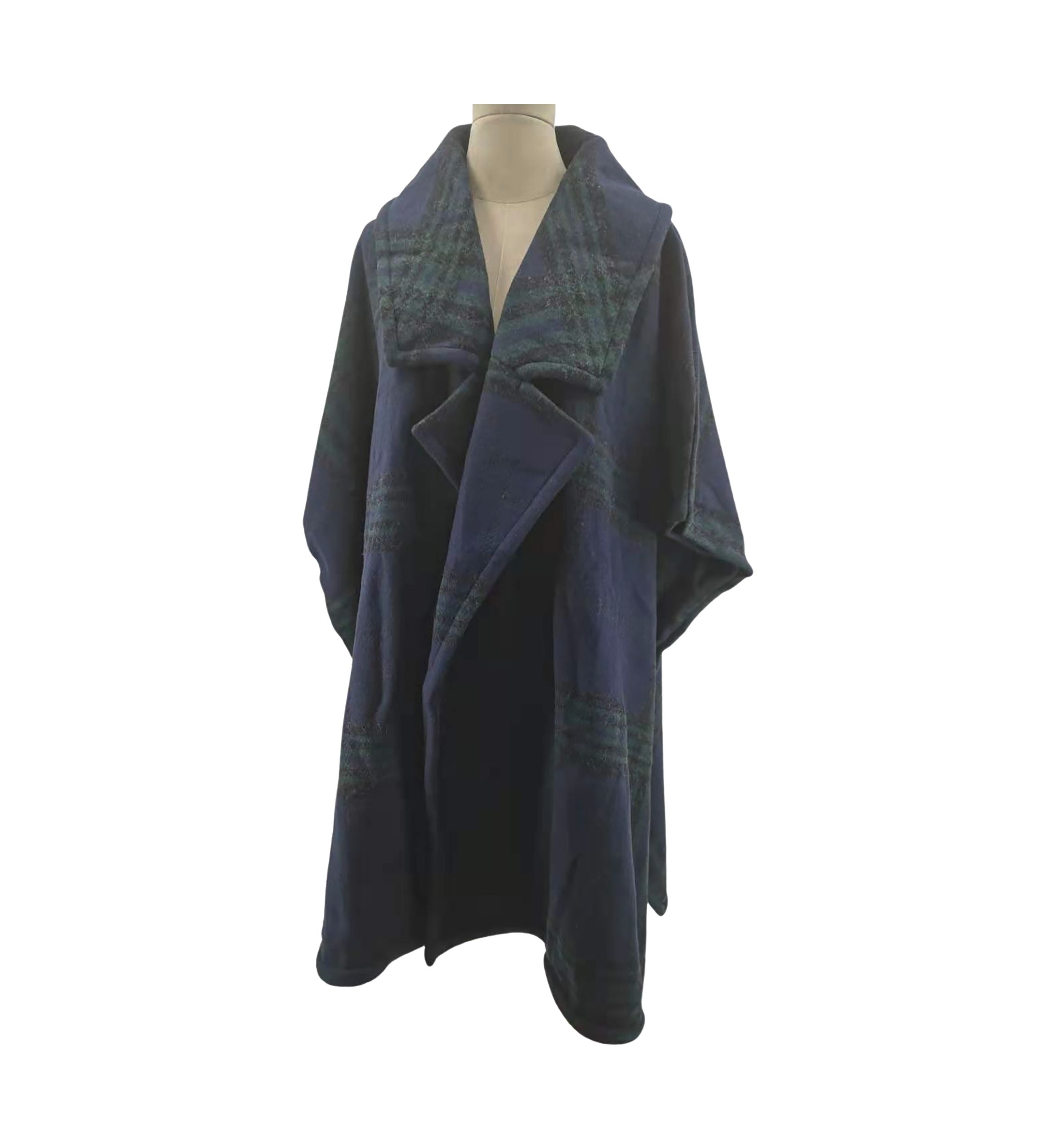 Plaid Coat Topper