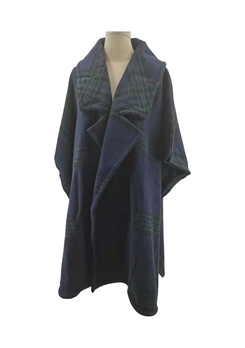 Plaid Coat Topper