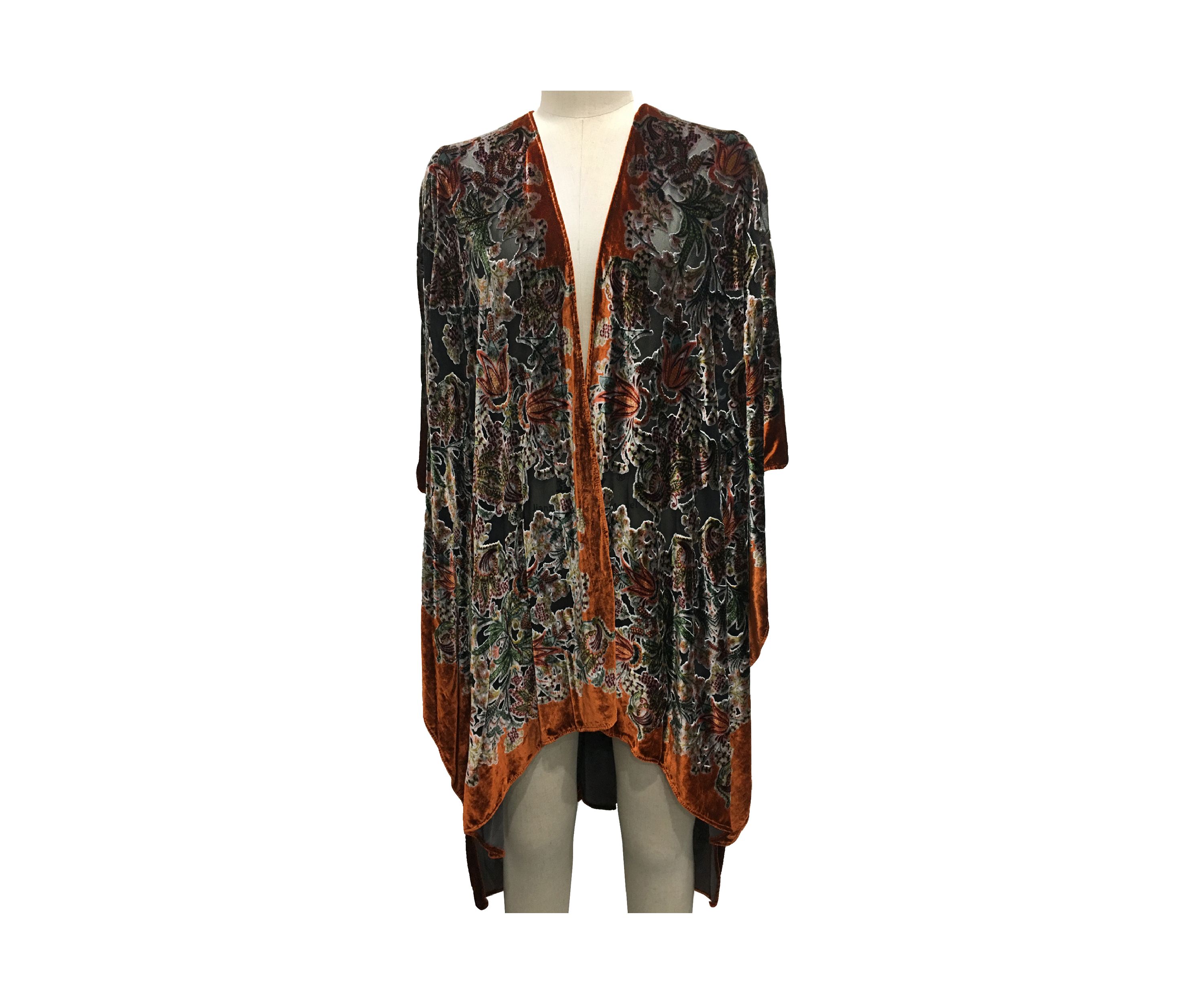 Womens Velvet Wrap