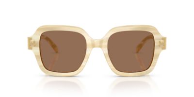 Tory Burch Women's TY7231U Square Gradient 51mm Sunglasses, Ivory