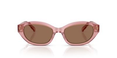 Tory Burch Women's TY7232U Oval 52mm Sunglasses, Brown